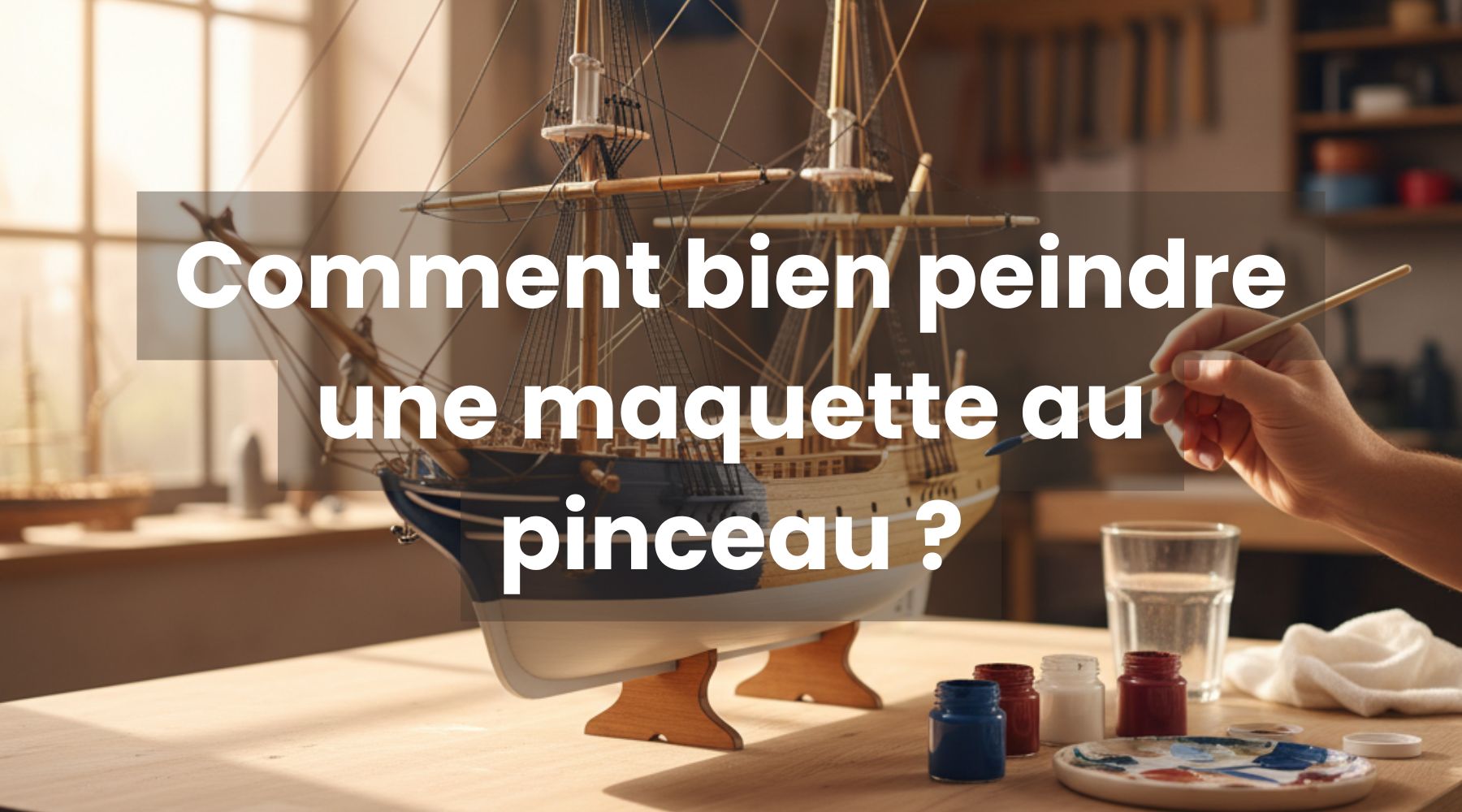 Comment bien peindre une maquette au pinceau ? - Le guide d'Univers Puzzle 3d Image