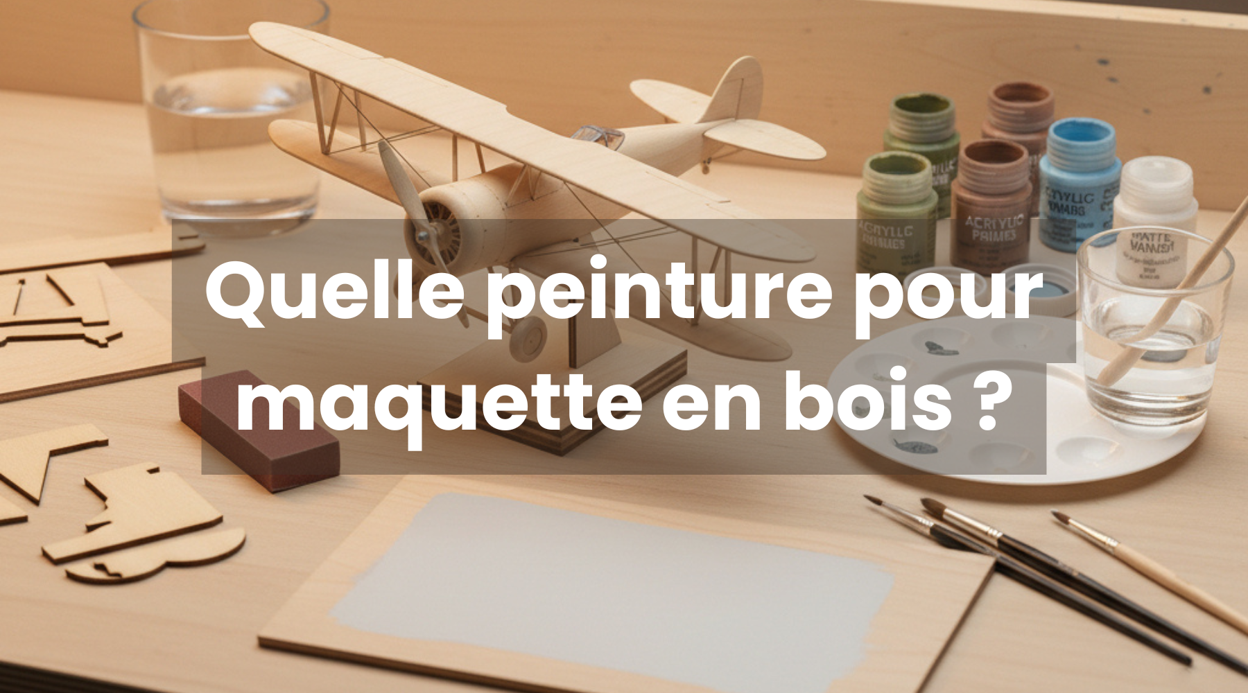 Quelle peinture pour maquette en bois ? - Le blog d'Univers Puzzle 3d Image