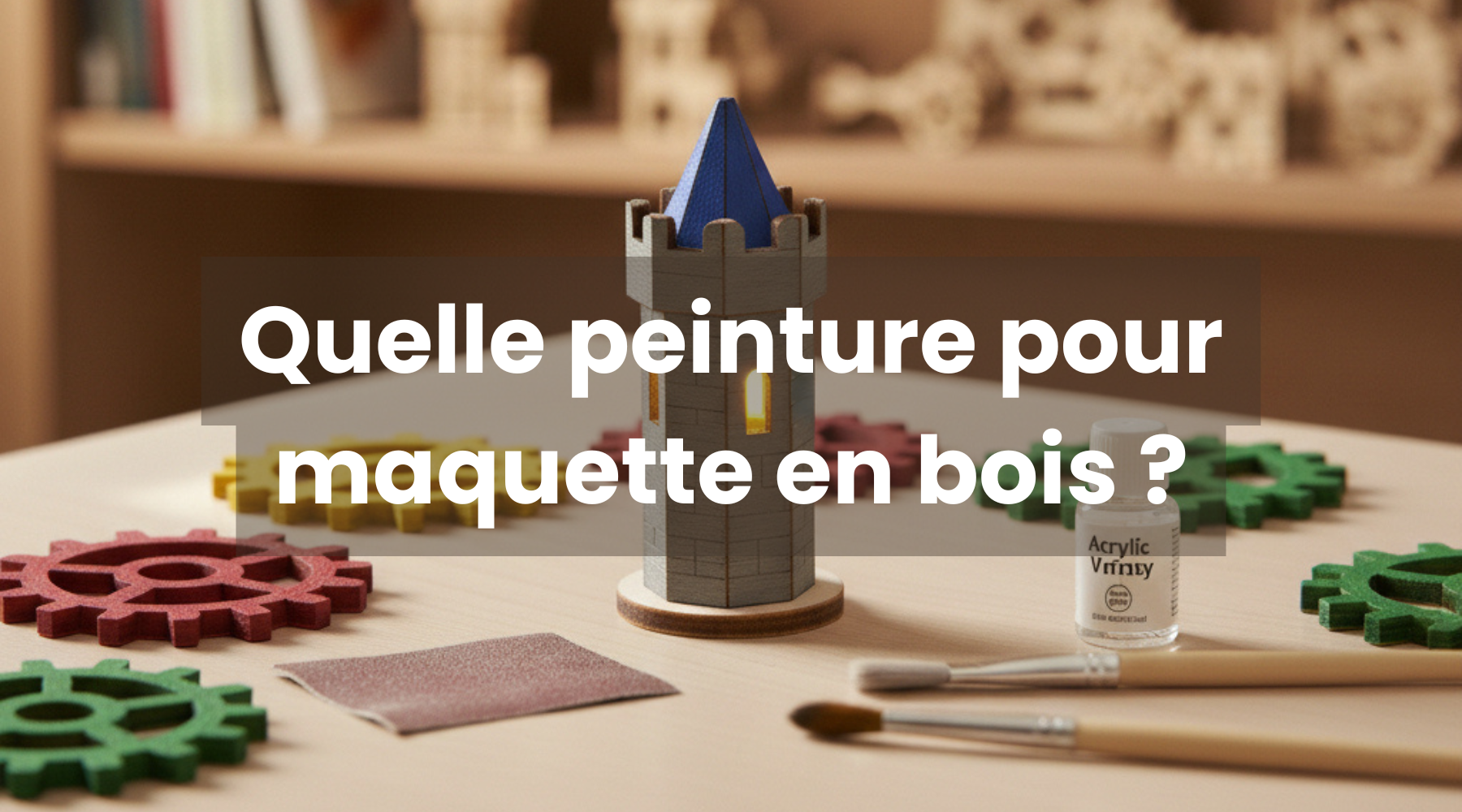 Quelle peinture pour maquette en bois ? - Le blog d'Univers Puzzle 3d Image