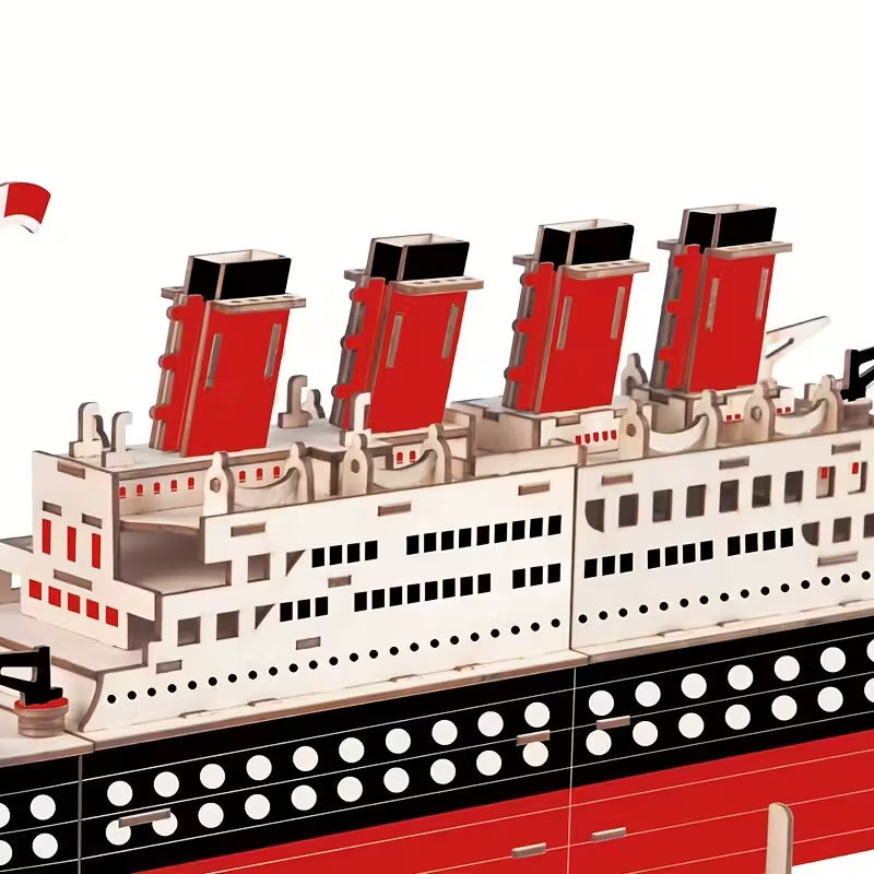 Titanic - puzzle 3d en bois