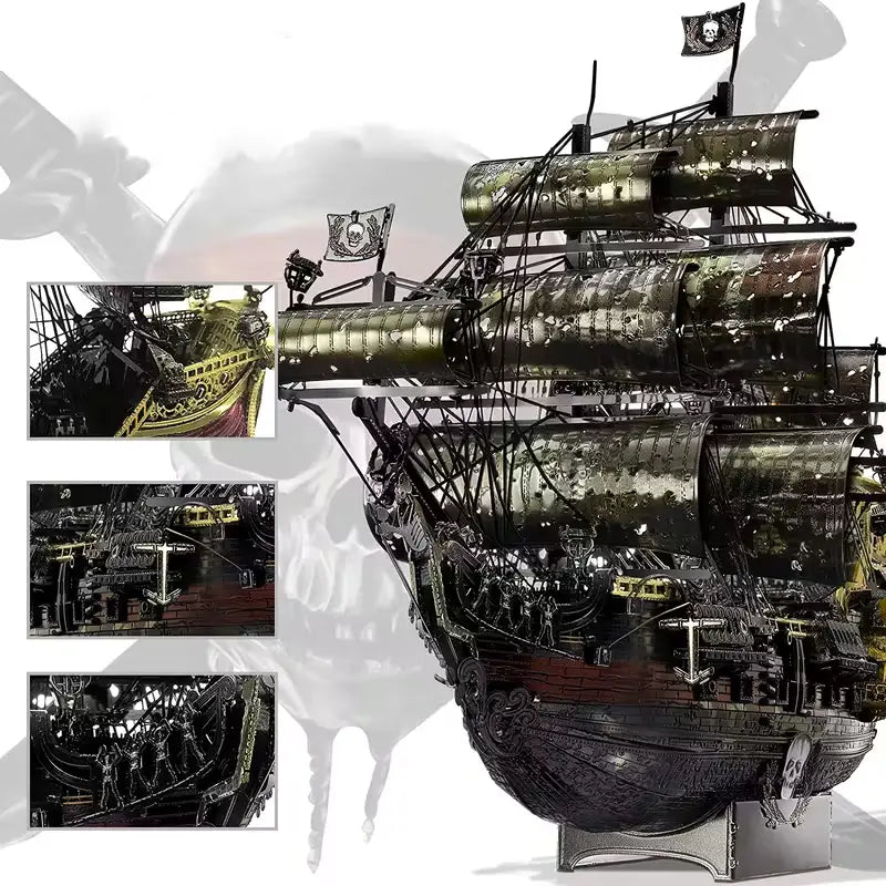 Le Corsaire Maudit - puzzle 3d en métal