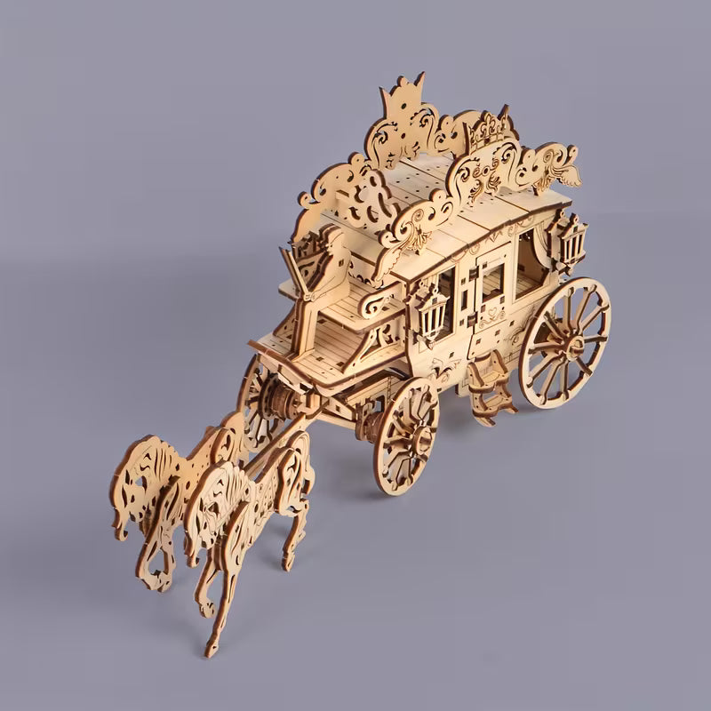 Carrosse - puzzle 3d en bois