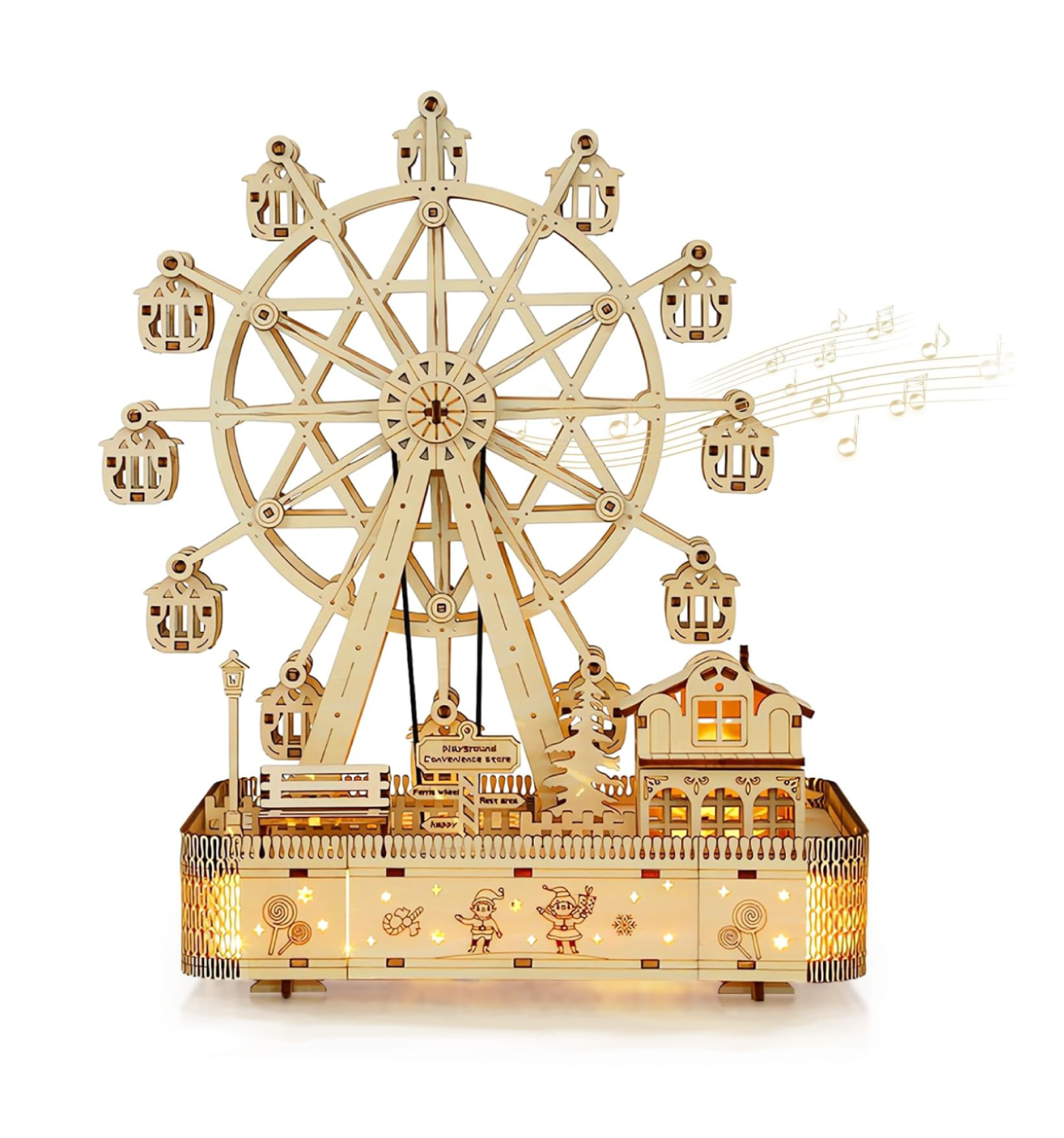 Grande Roue - puzzle 3d en bois