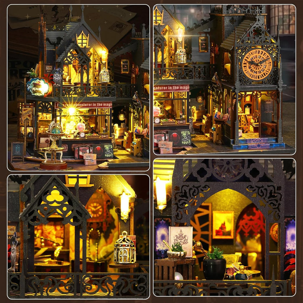 École De Magie Miniature - puzzle 3d en bois