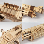 Pistolet À Élastique - puzzle 3d en bois