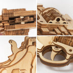 Pistolet À Élastique - puzzle 3d en bois