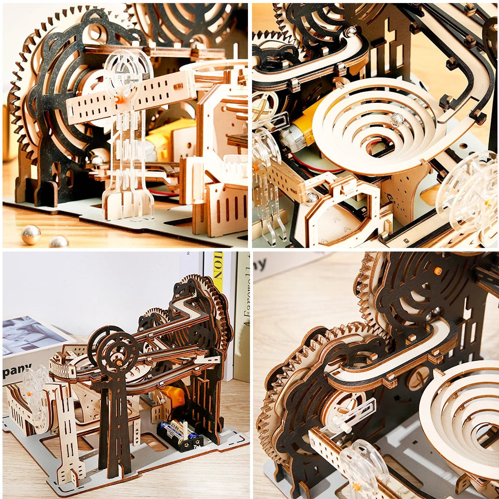 Circuit Course De Billes - puzzle 3d en bois