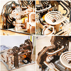 Circuit Course De Billes - puzzle 3d en bois
