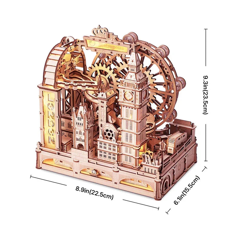 Londres Circuit À Billes - puzzle 3d en bois
