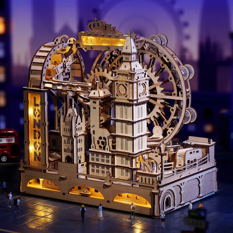 Londres Circuit À Billes - puzzle 3d en bois