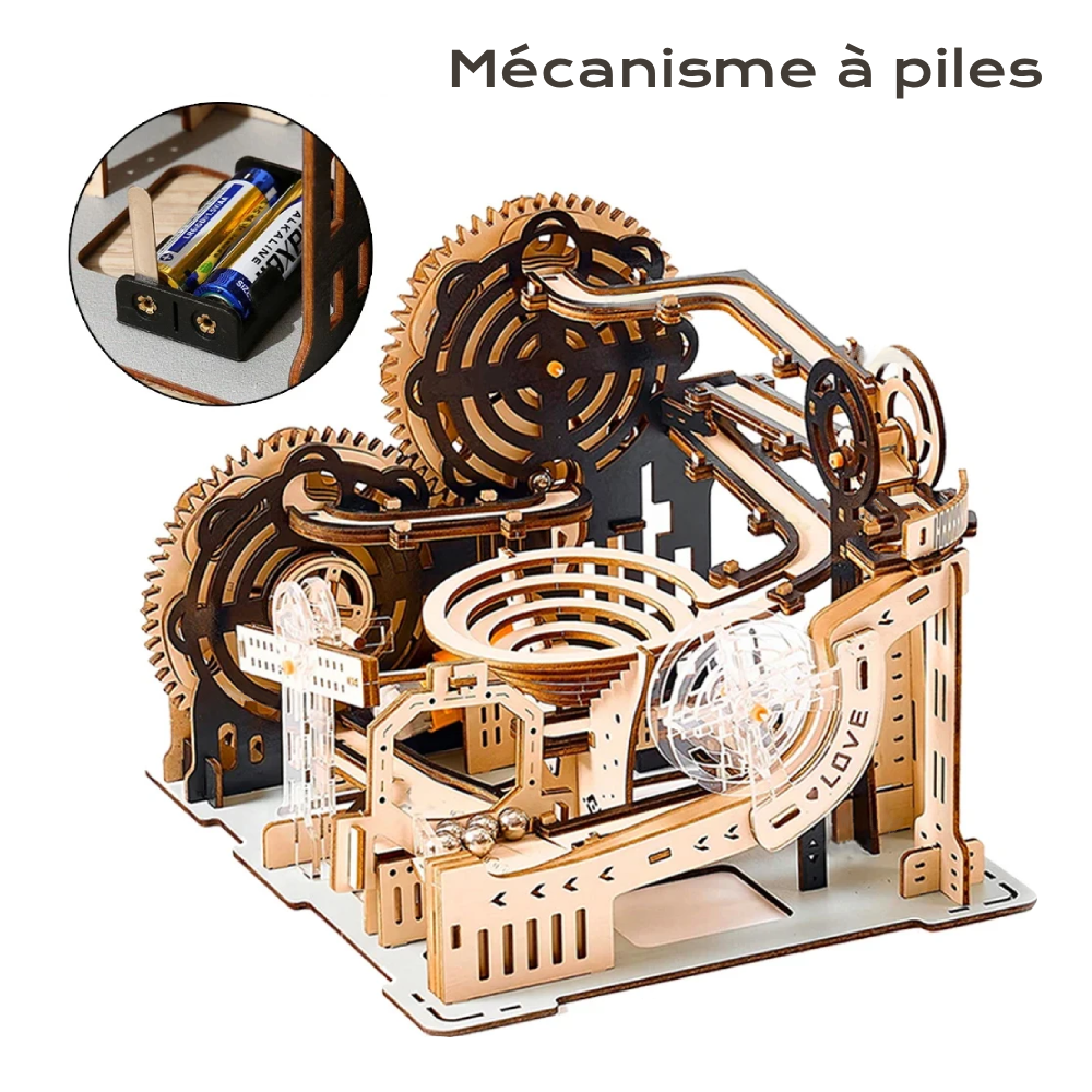 Circuit Course De Billes - puzzle 3d en bois