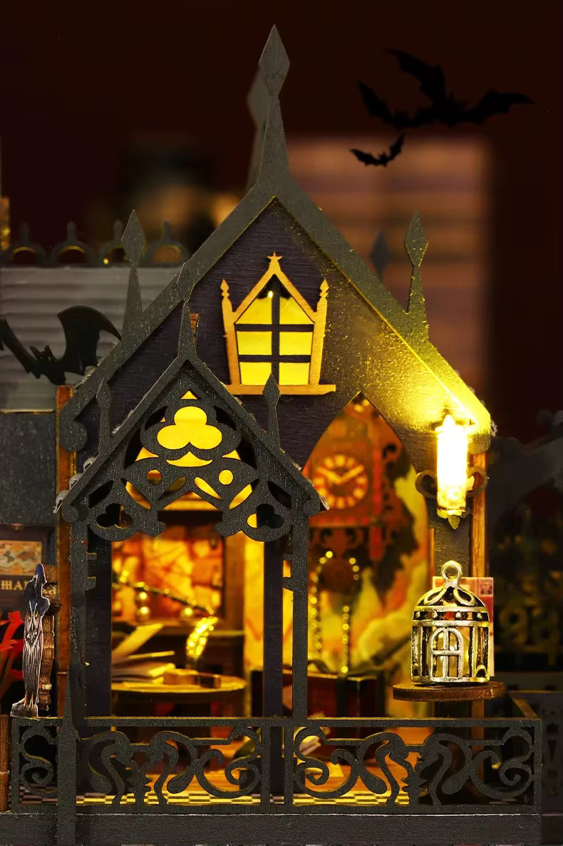 École De Magie Miniature - puzzle 3d en bois