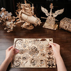 Château Fantastique Ambulant - puzzle 3d en bois