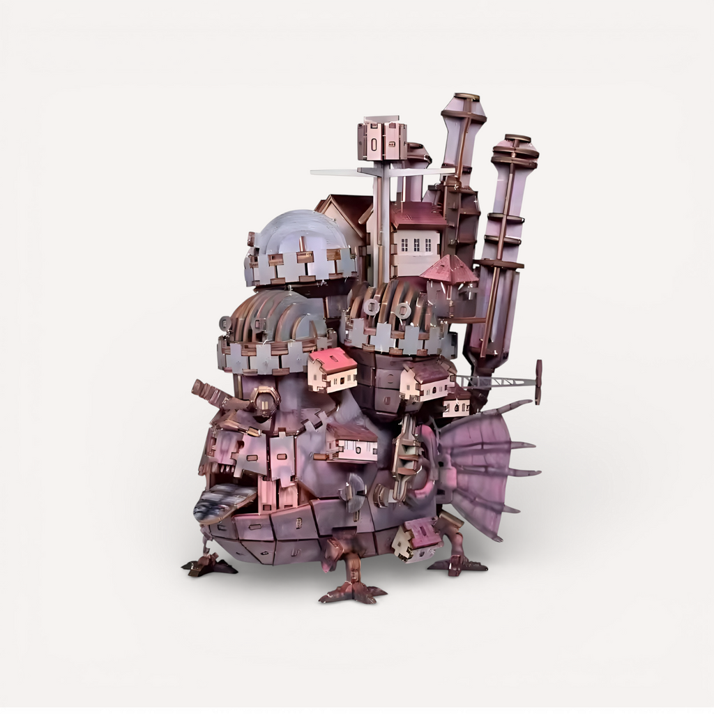 Château Fantastique Ambulant - puzzle 3d en bois