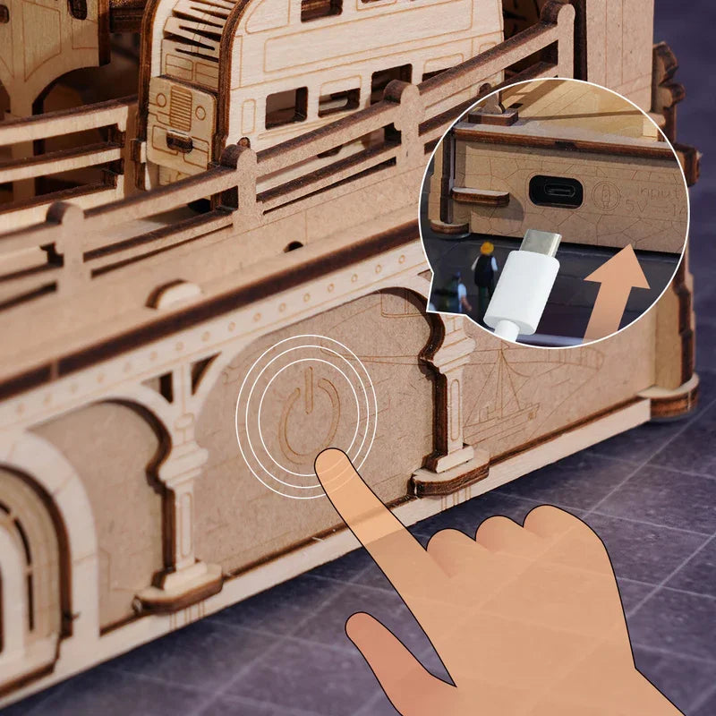 Londres Circuit À Billes - puzzle 3d en bois