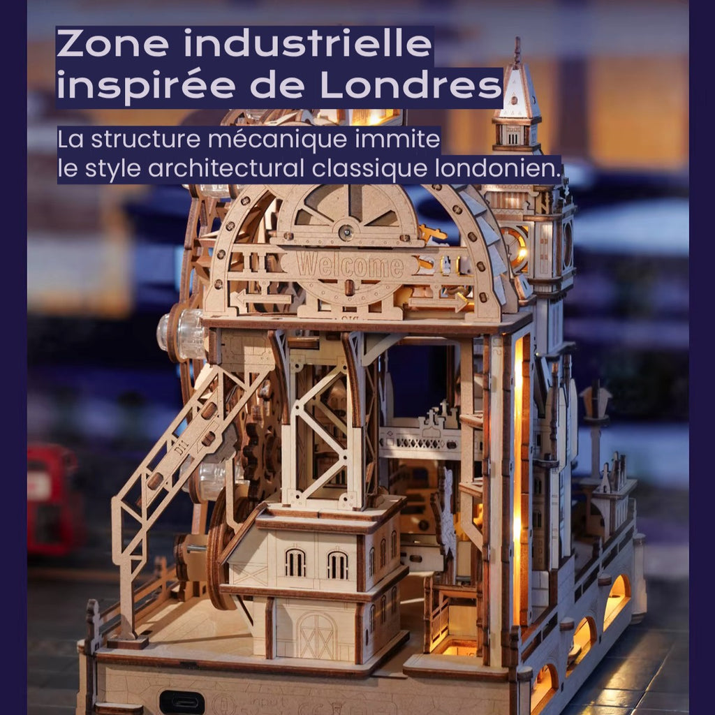 Londres Circuit À Billes - puzzle 3d en bois