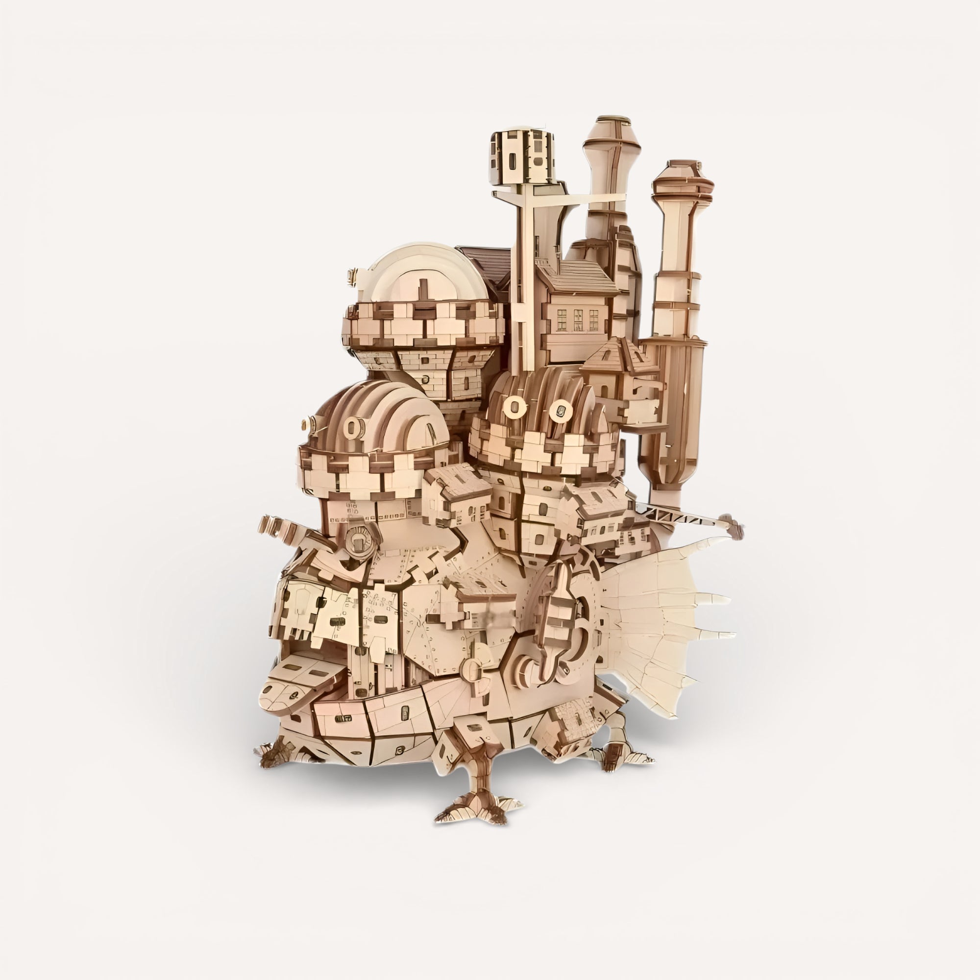 Château Fantastique Ambulant - puzzle 3d en bois