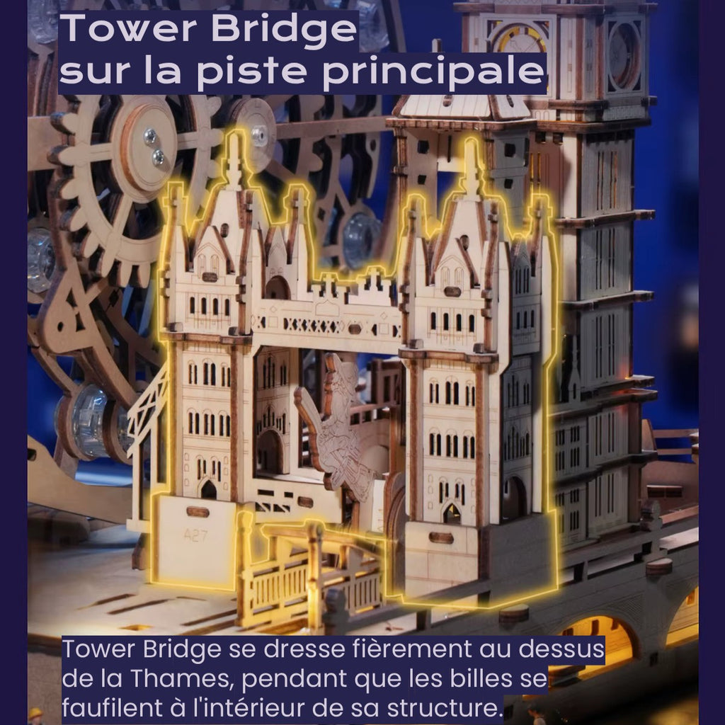Londres Circuit À Billes - puzzle 3d en bois