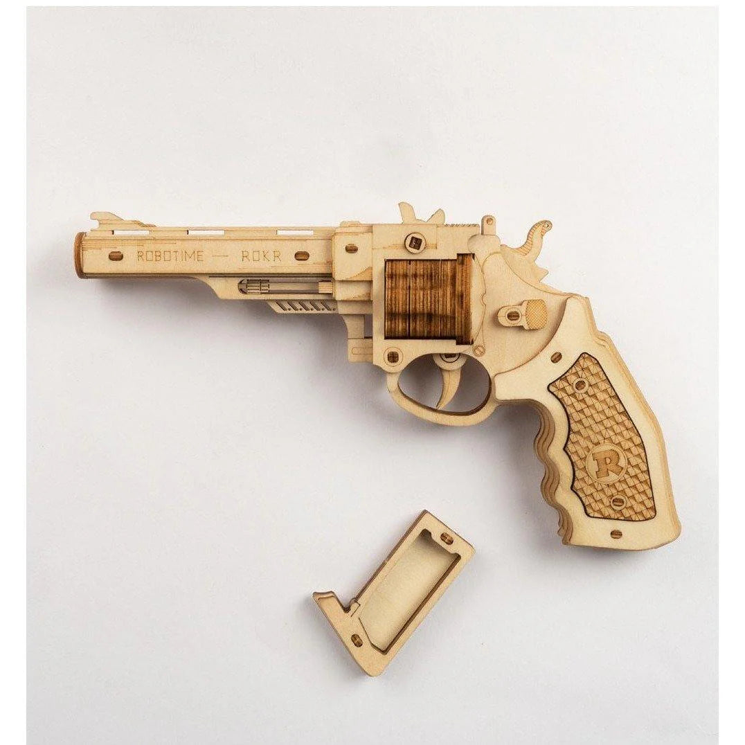 Pistolet À Élastique - puzzle 3d en bois