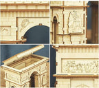 Puzzle 3D Arc De Triomphe Bois : Découvrez l'élégance intemporelle qui fascine