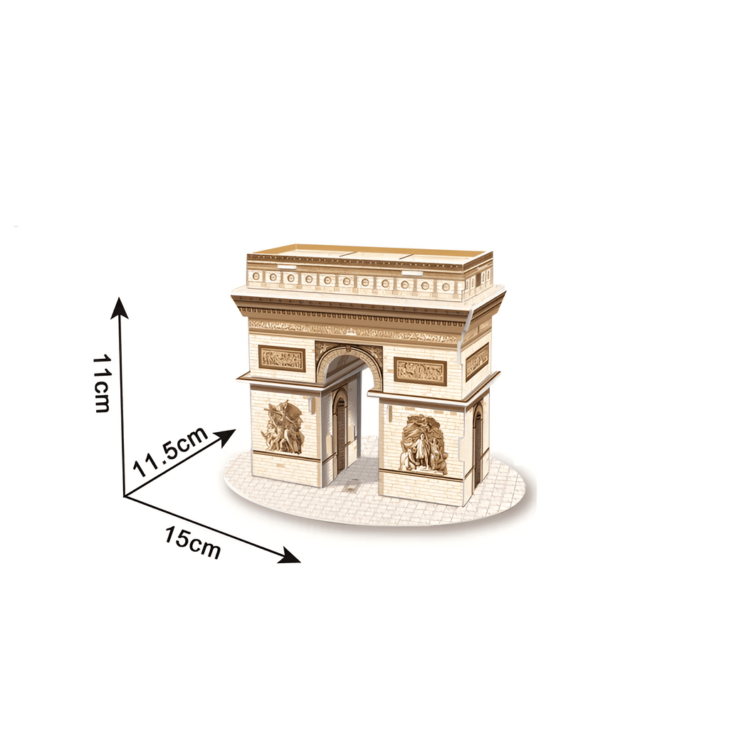 Puzzle 3D Petit Arc De Triomphe - Construisez un chef-d'œuvre unique !
