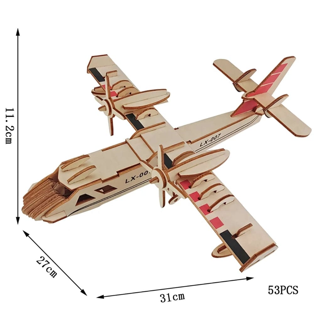 Puzzle 3d Avion Militaire  – Construisez un chef-d'œuvre unique !