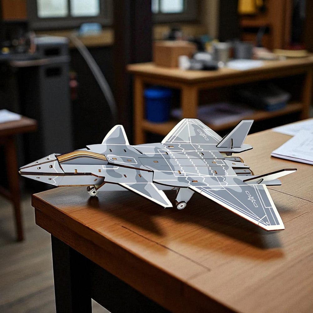 Avion De Chasse En Puzzle 3d – Construisez l’Inédit et Surprenant