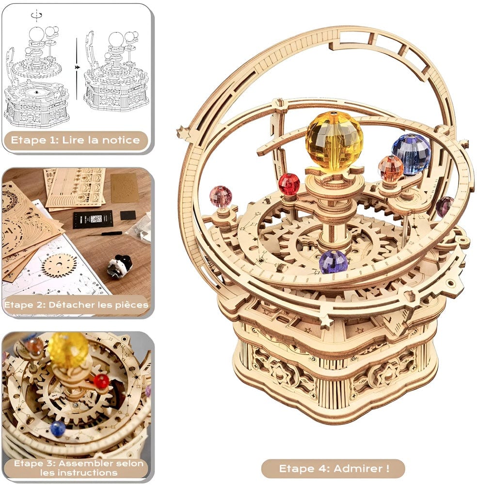 Puzzle 3d Boite A Musique : Créez et Admirez une Œuvre Unique !