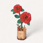 Puzzle 3D Camellias – Assemblez la Beauté en Relief Unique