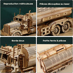 Puzzle 3D Bois Camion – Construisez, Admirez, Émerveillez-vous !