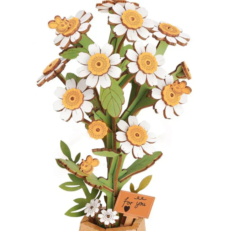Puzzle 3D Camomille : Créez des œuvres florales uniques!