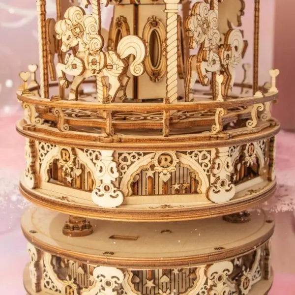 Puzzle 3D Bois Carrousel : découvrez des modèles uniques et enchanteurs