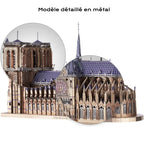 Puzzle 3d Notre Dame De Paris Métal : Découvrez l'histoire fascinante et ses secrets cachés !