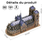 Puzzle 3d Notre Dame De Paris Métal : Découvrez l'histoire fascinante et ses secrets cachés !