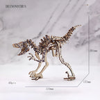 Puzzle 3D Petit Dinosaure – Construisez un modèle préhistorique captivant !