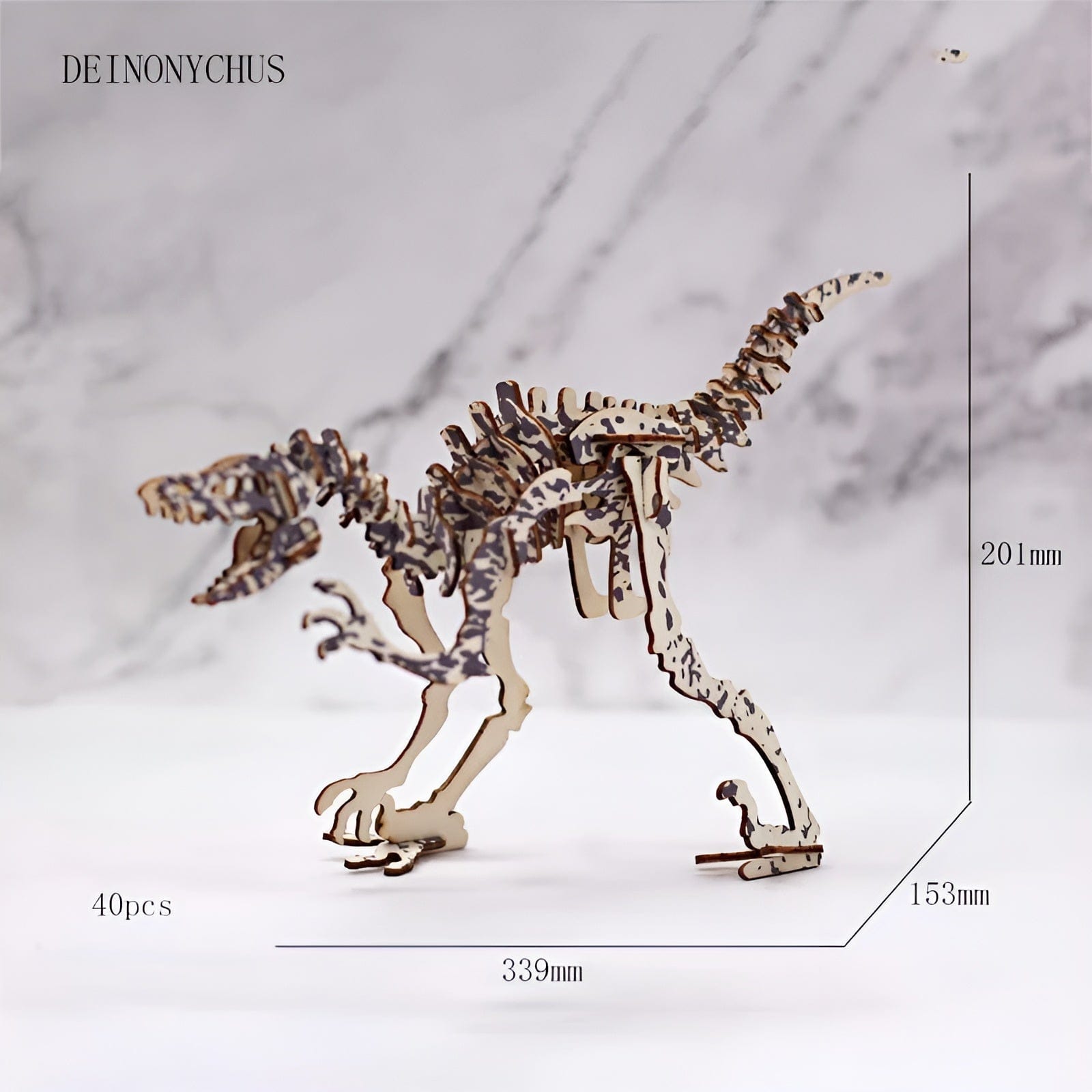 Puzzle 3D Petit Dinosaure – Construisez un modèle préhistorique captivant !