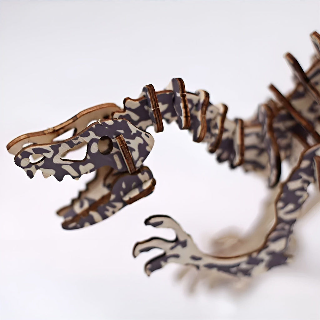 Puzzle 3D Petit Dinosaure – Construisez un modèle préhistorique captivant !