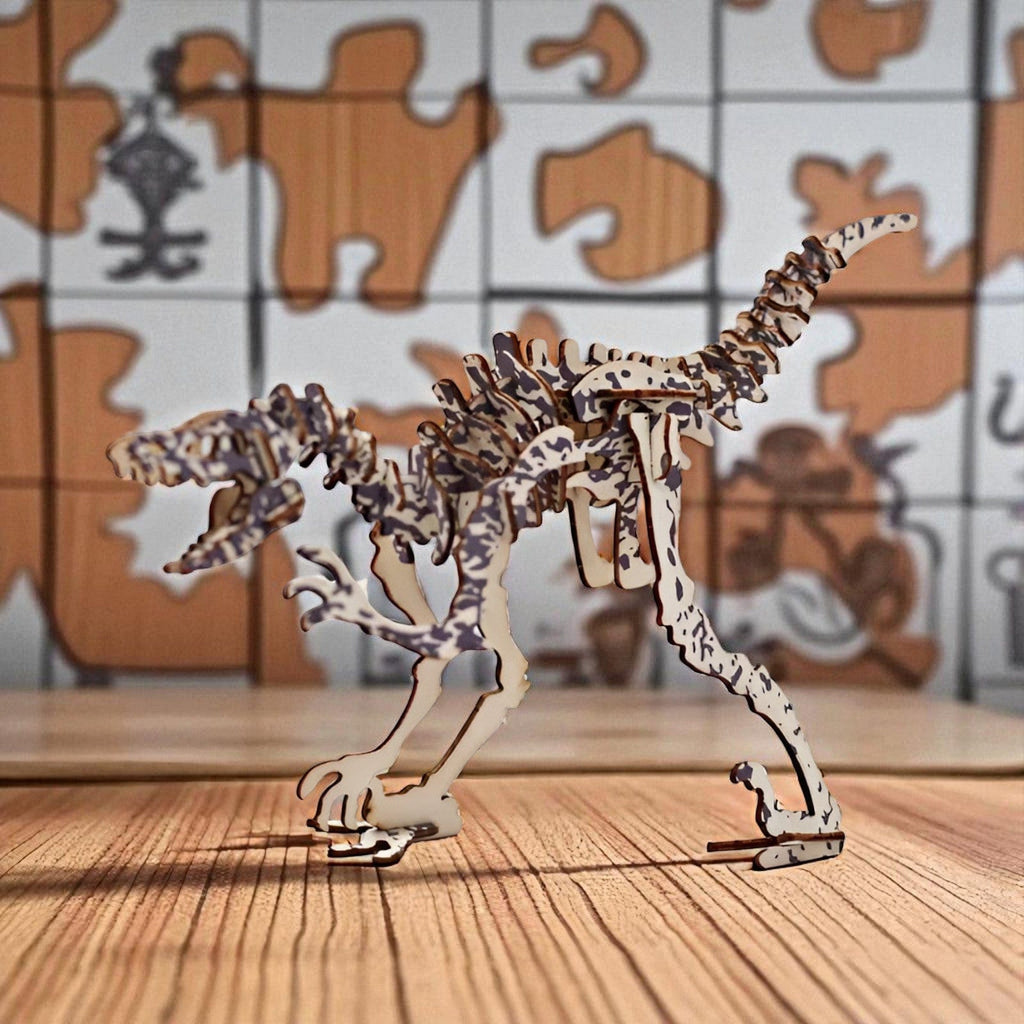 Dinosaure 3D Puzzle – Construisez un modèle préhistorique captivant !