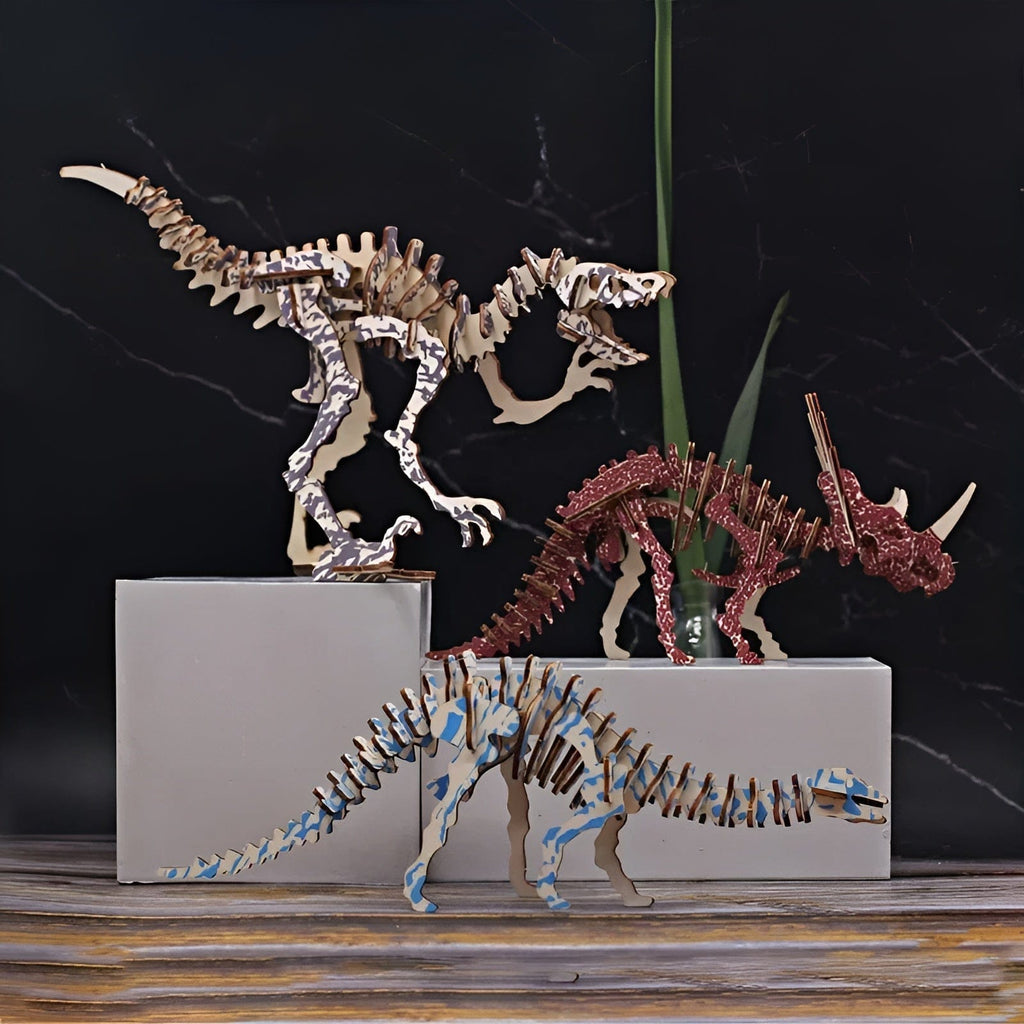 Dinosaure Puzzle 3D – Construisez un Modèle Préhistorique Unique