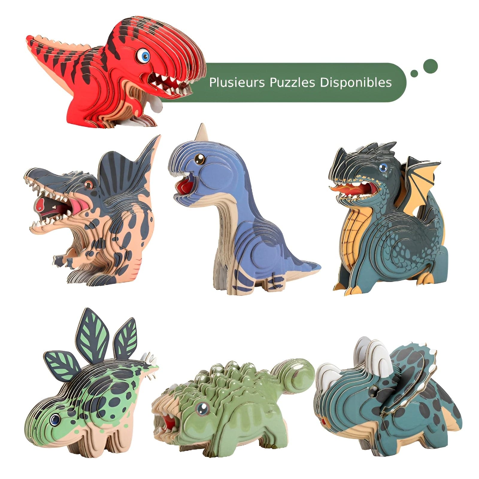 Puzzle 3d Bois Dragon – Éveillez l’imagination avec ce défi magique!