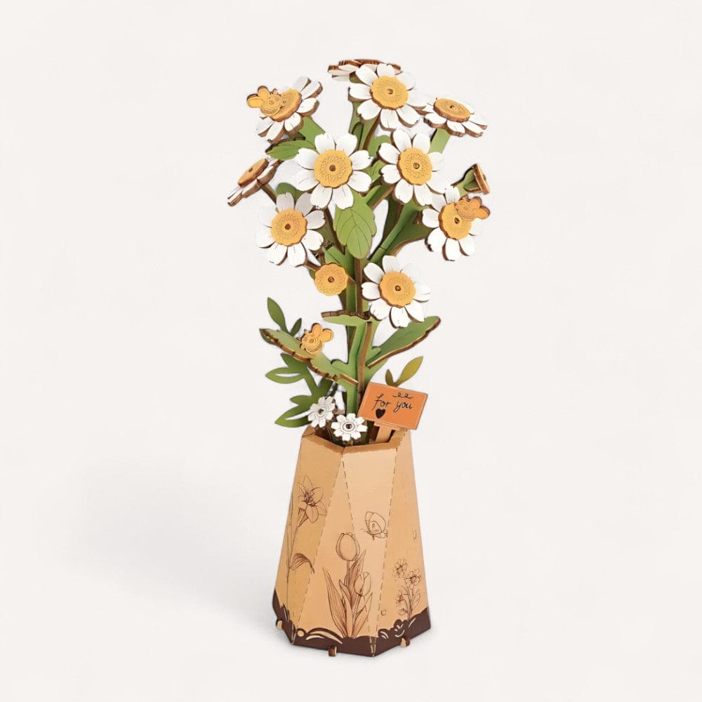 Fleur Puzzle 3d : Créez des œuvres florales uniques!