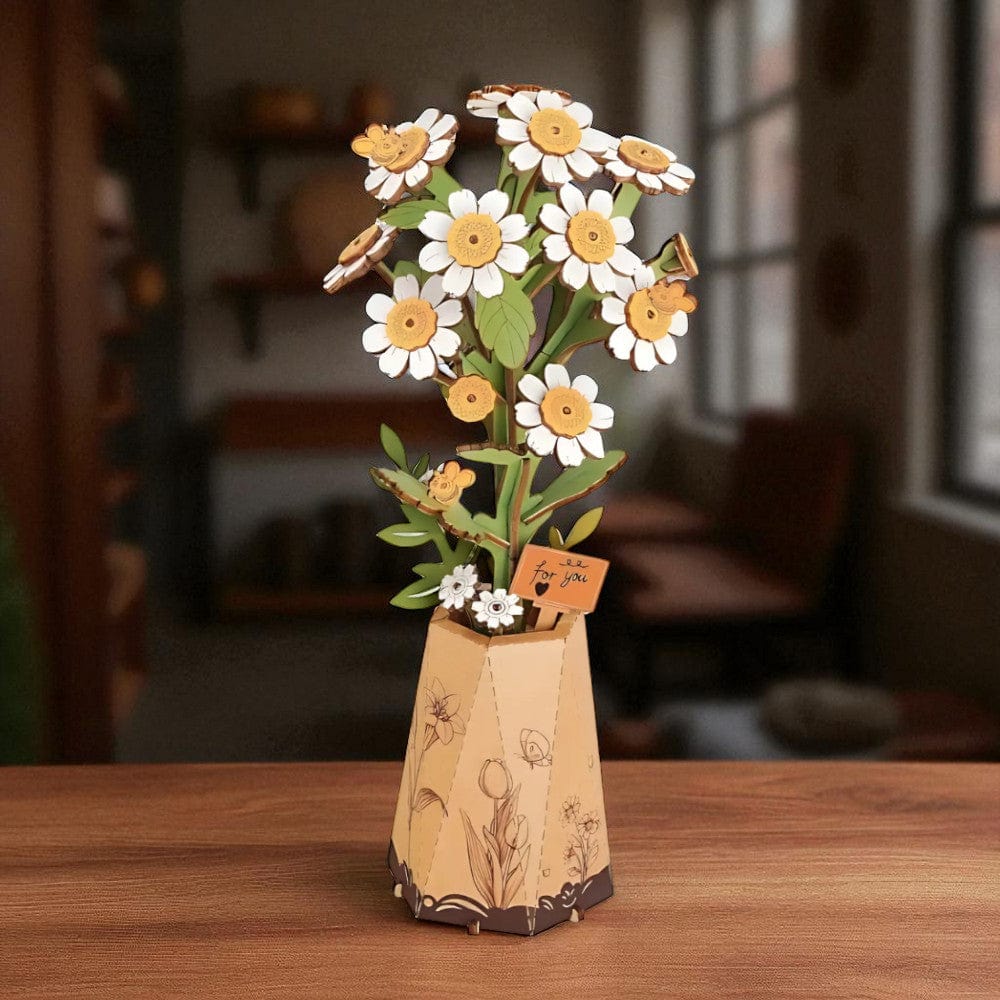 Fleur Puzzle 3d : Créez des œuvres florales uniques!