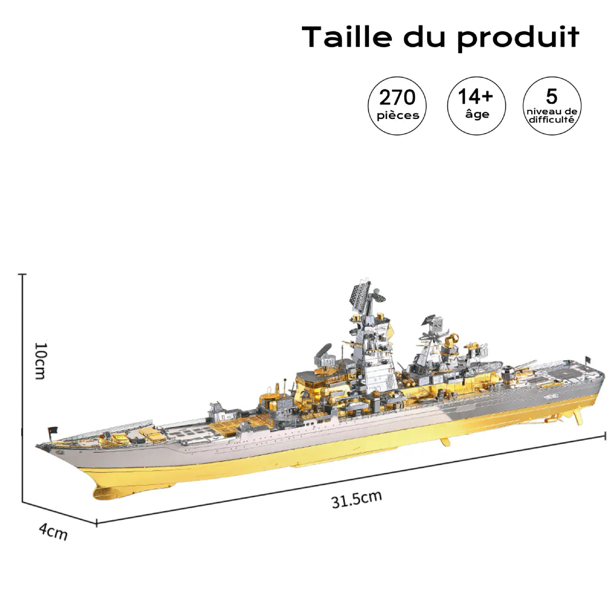 Puzzle 3D Navire Militaire : Construisez des modèles fascinants et uniques
