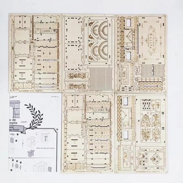 Arc de Triomphe - puzzle 3d en bois