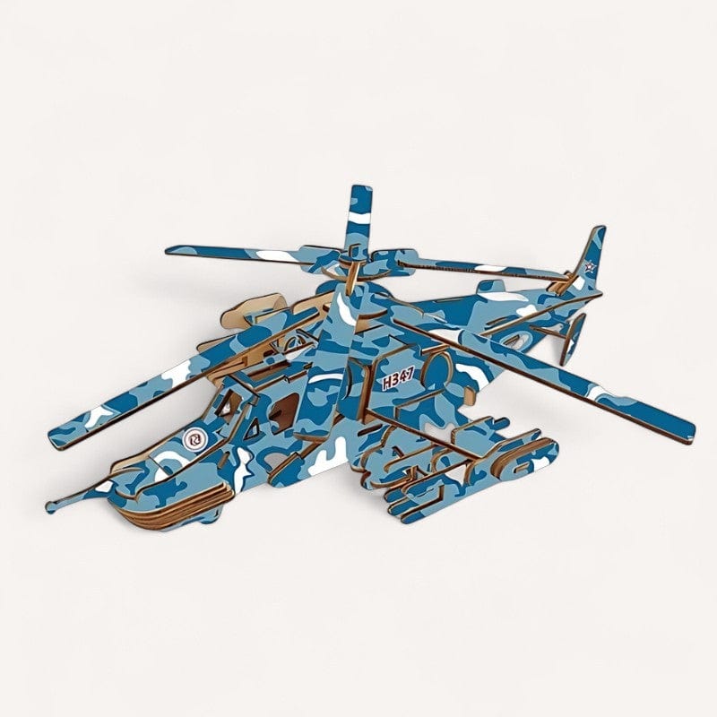 Puzzle 3D Hélicoptère : construction ludique !