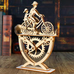 Vélo En Famille - puzzle 3d en bois