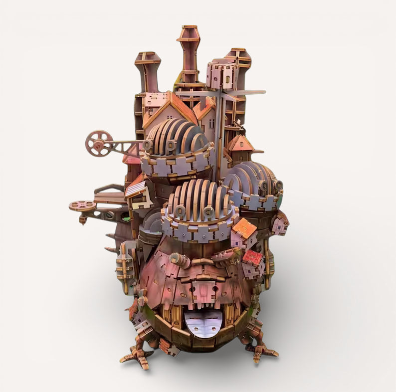 Château Fantastique Ambulant - puzzle 3d en bois