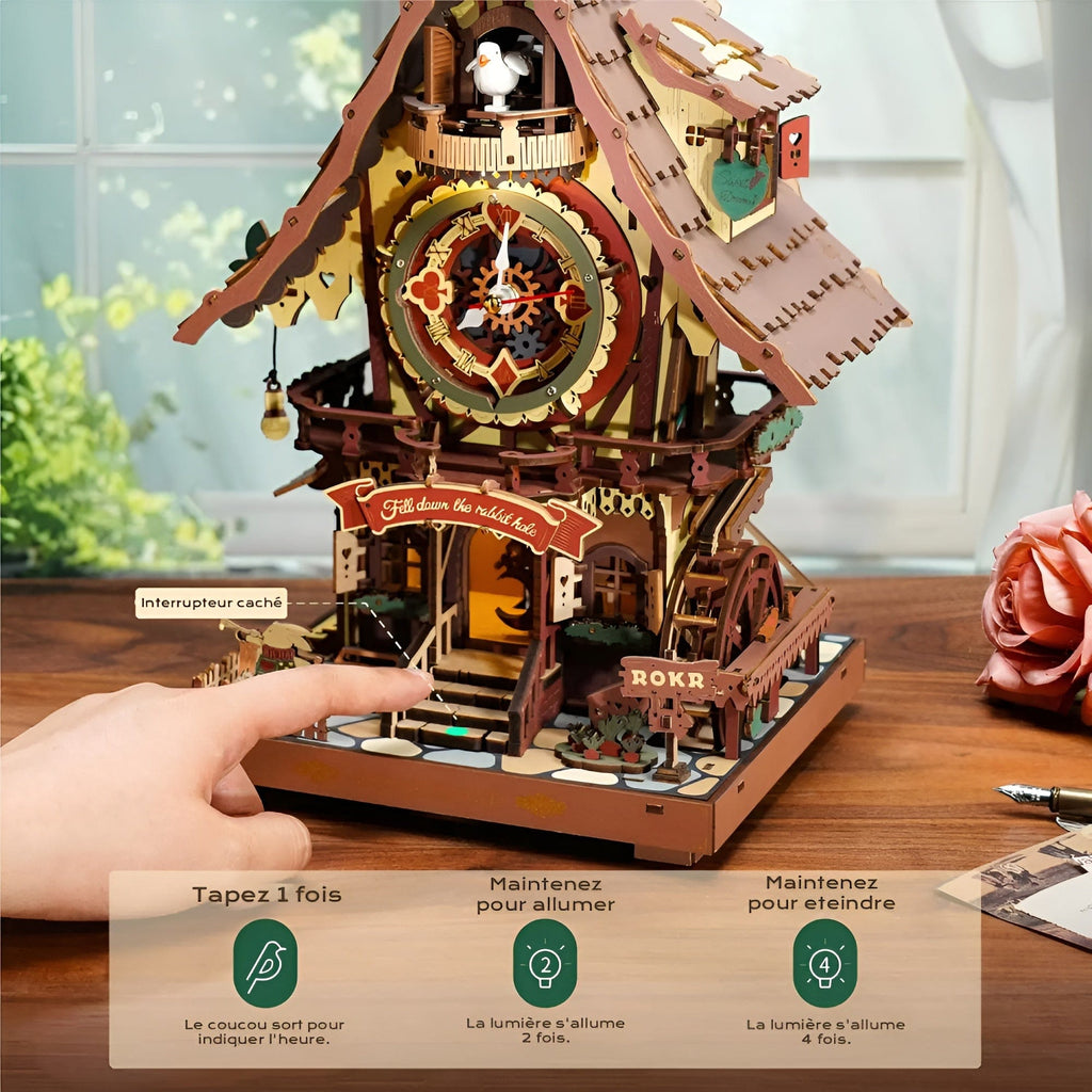 Puzzle 3d Bois Maison – Assemblez Une Maison Interactif et Féérique