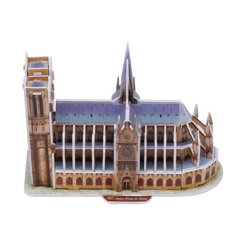 Puzzle 3d Petite Notre Dame De Paris – Construisez l’icône en relief unique