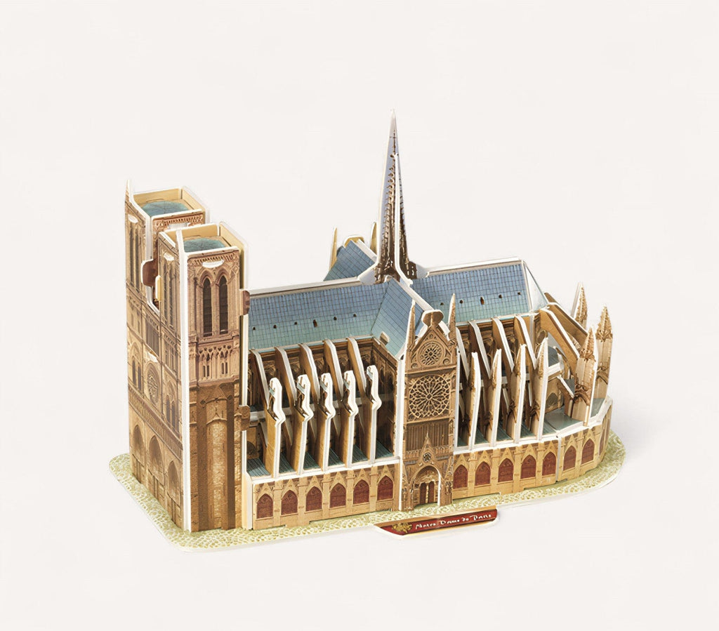 Puzzle 3d Petite Notre Dame De Paris – Construisez l’icône en relief unique